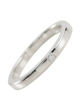 Tiffany & Co & Elsa Peretti 925 Sterling Silver Diamond Ring